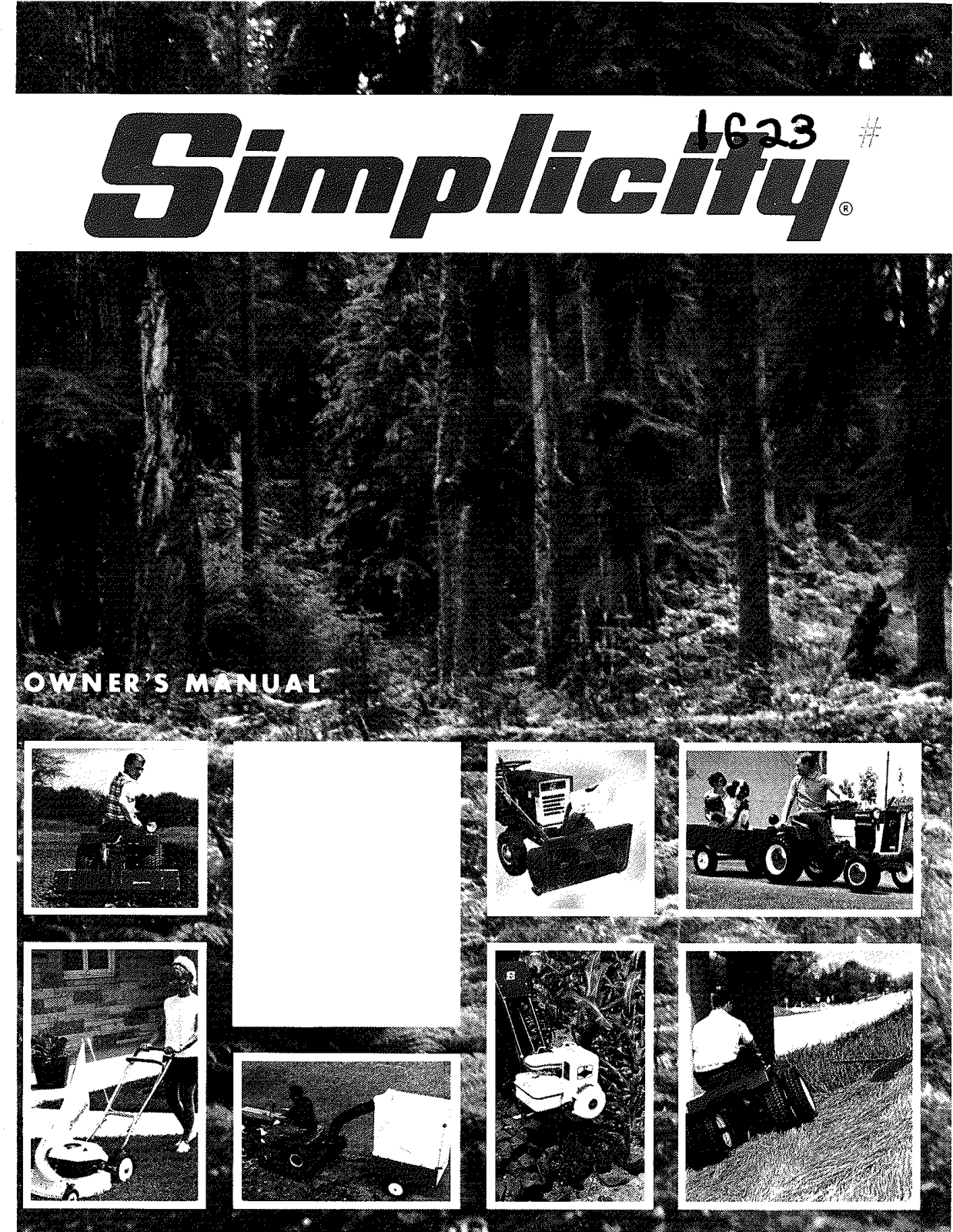 Simplicity 1623 User Manual