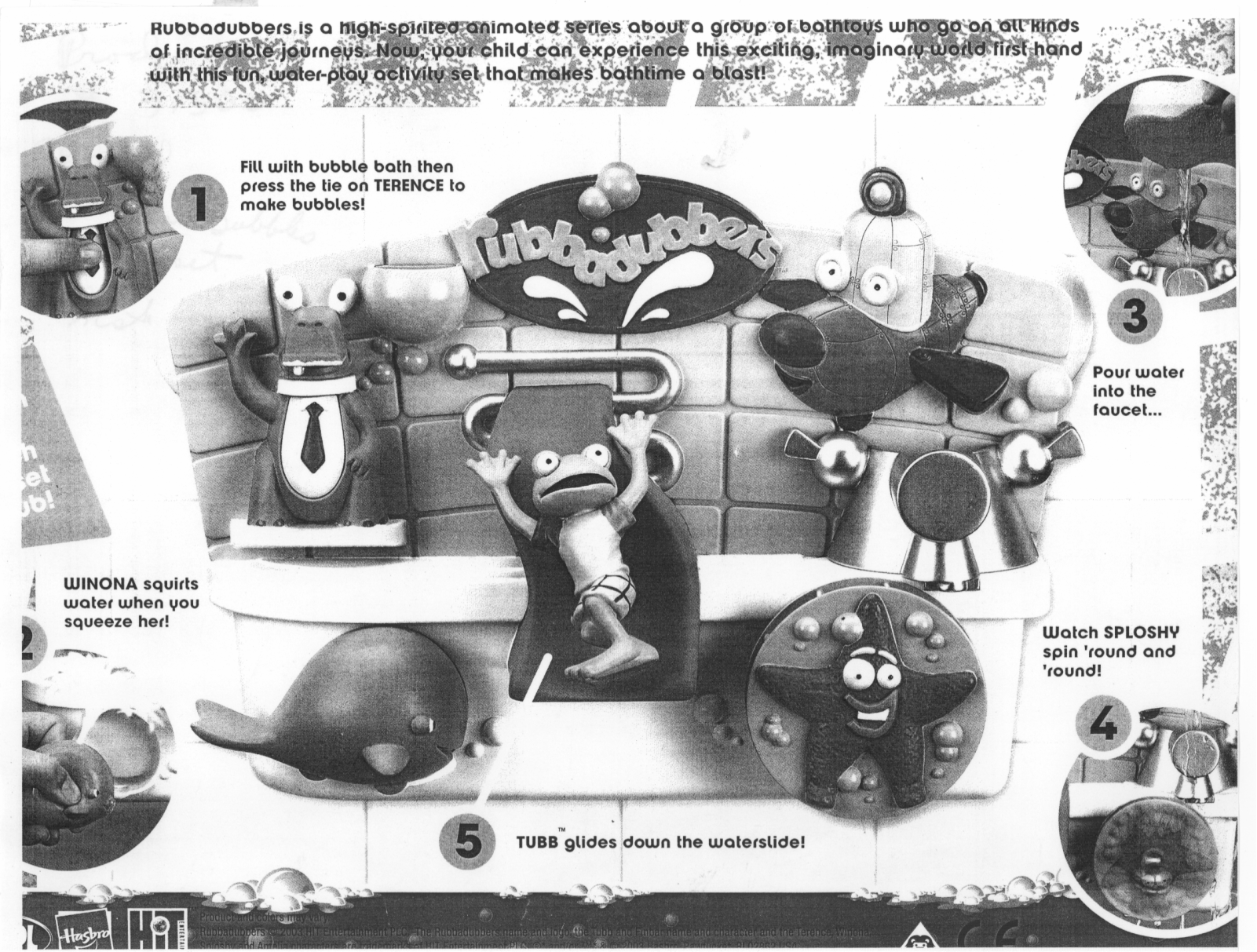 HASBRO Bathtime Bubbles Playset User Manual