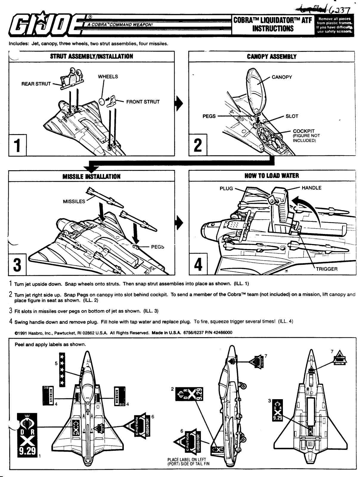 Hasbro GIJoe Cobra Liquidator ATF User Manual