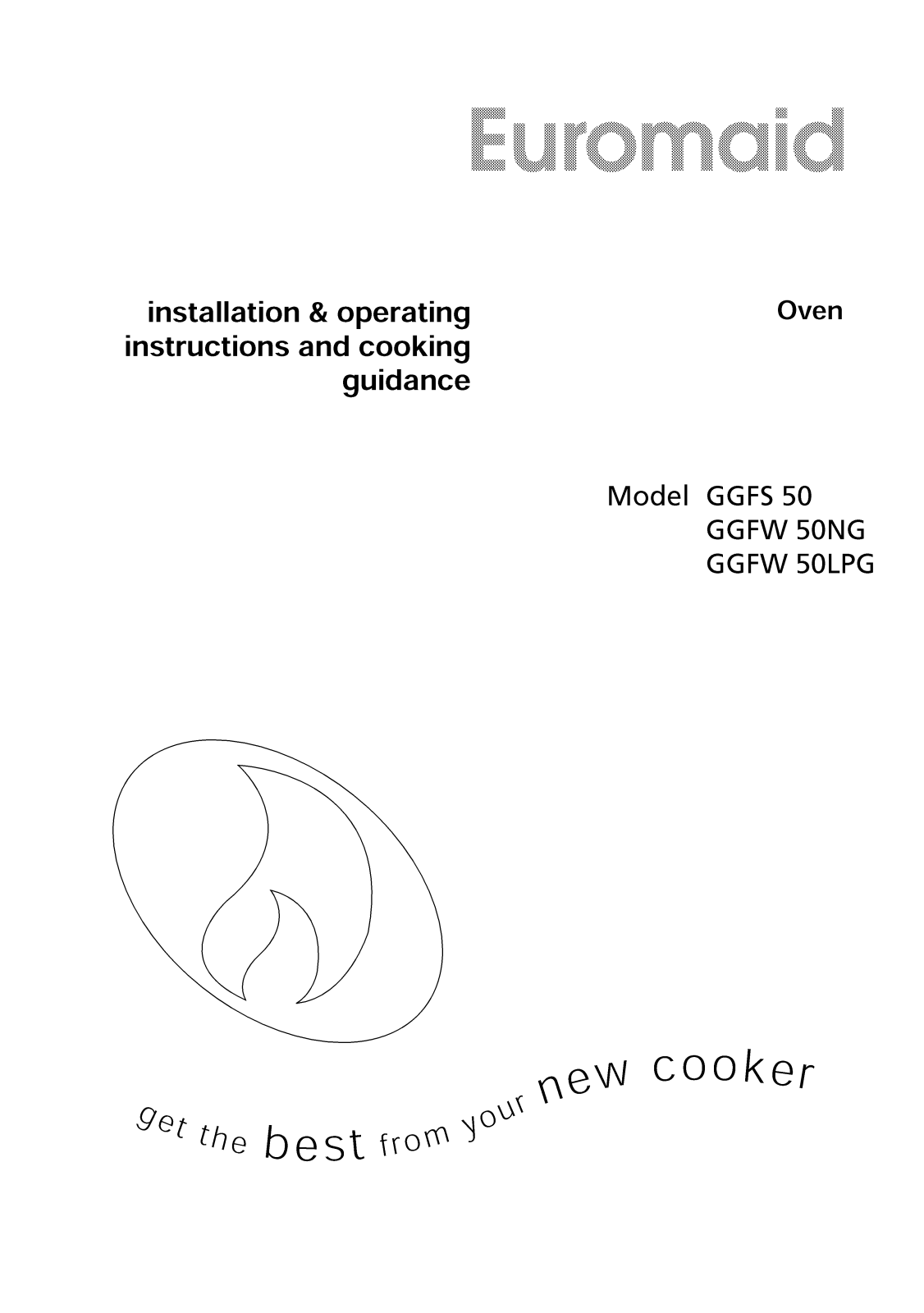 Euromaid GGFW50LPG, GGFW50NG User Manual