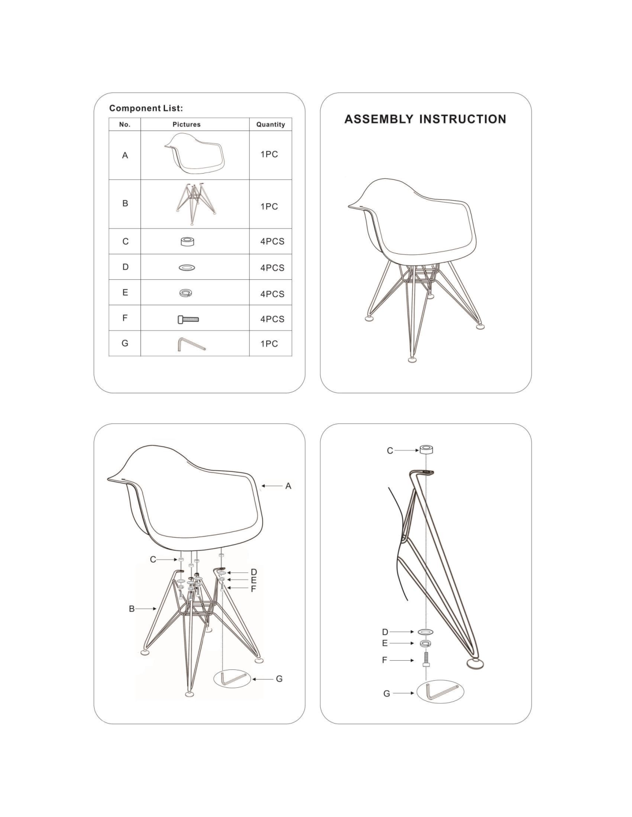 Trule W004304811 Assembly Instructions