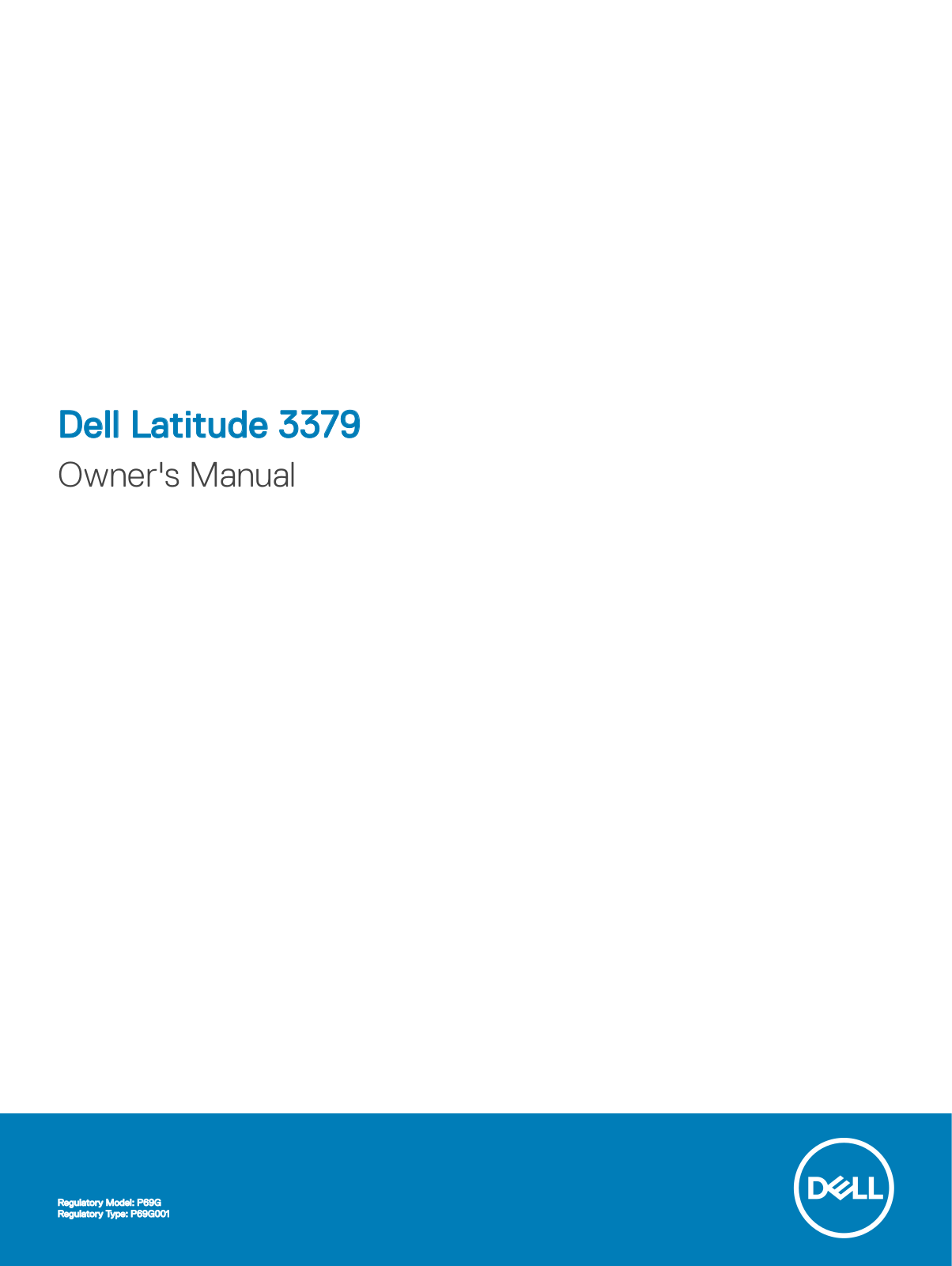 Dell Latitude 13 3379 User Manual