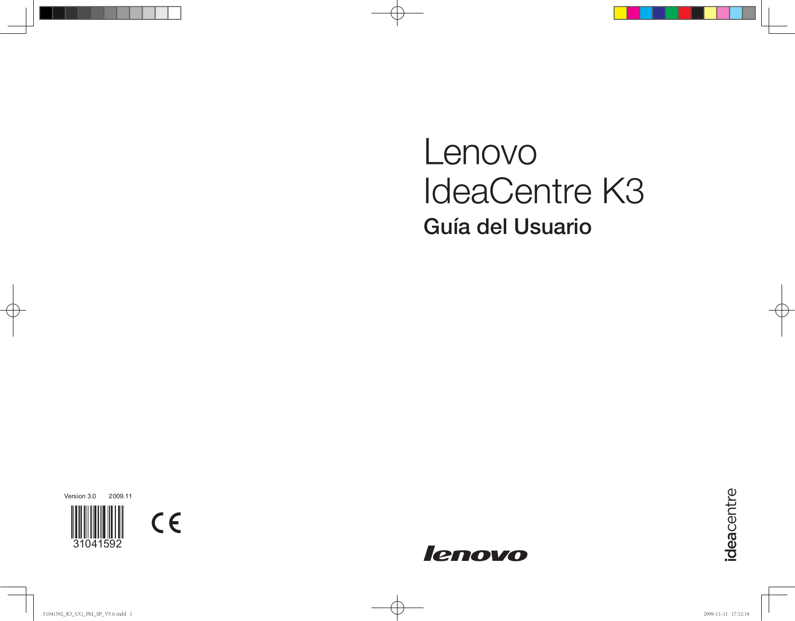 Lenovo IDEACENTRE K320 User Manual