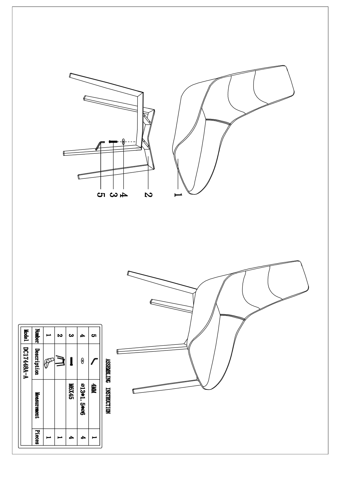 Armen Living LCCSSIGR, LCCSSIX Assembly Guide - ManualMachine.com