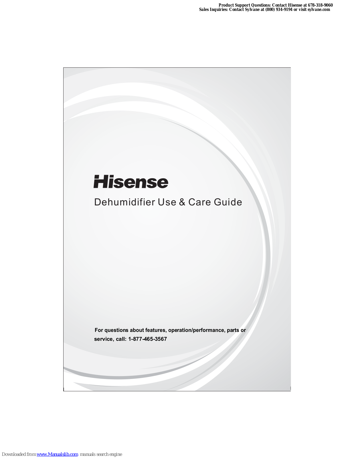 Hisense DH-70K1SJE Use & Care Manual