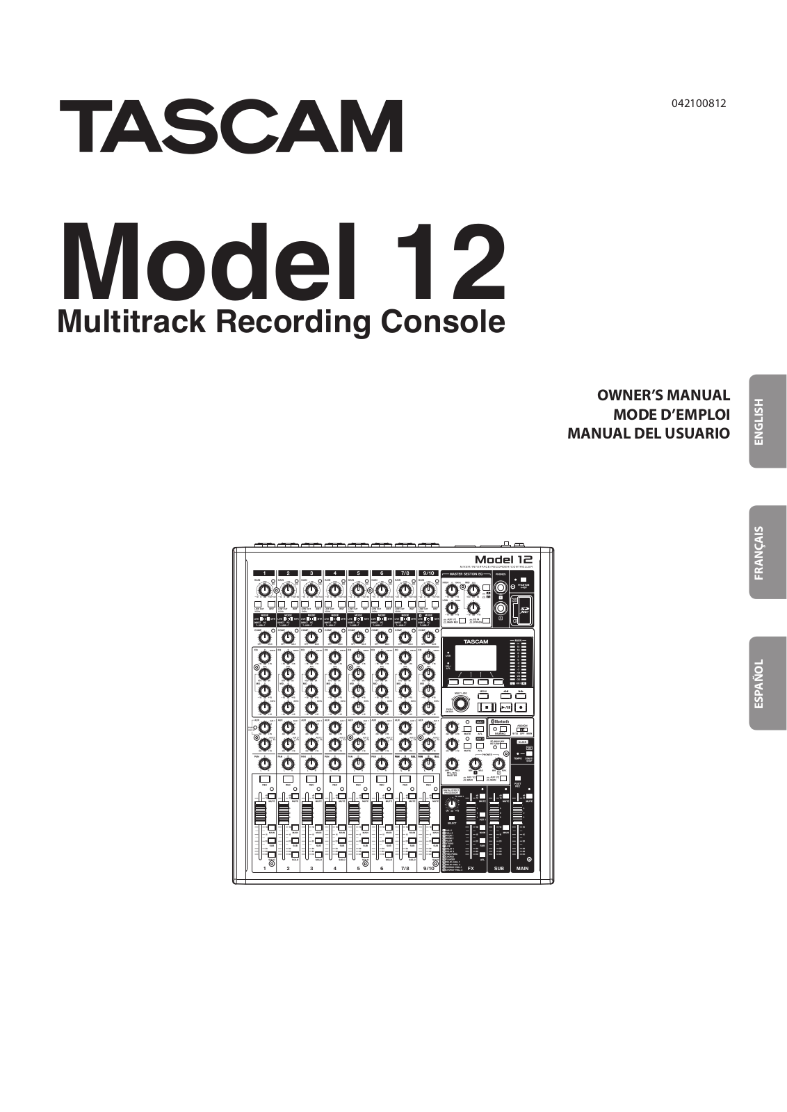 TASCAM Model 12 Users guide