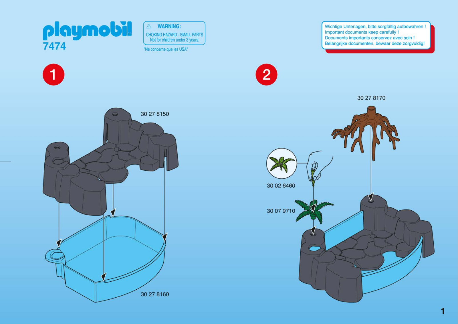 Playmobil 7474 Instructions