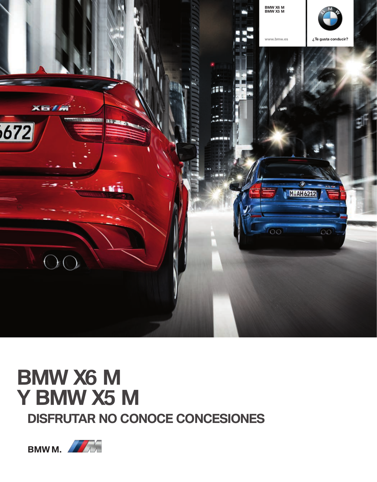 Bmw X5 M 2010 BROCHURE