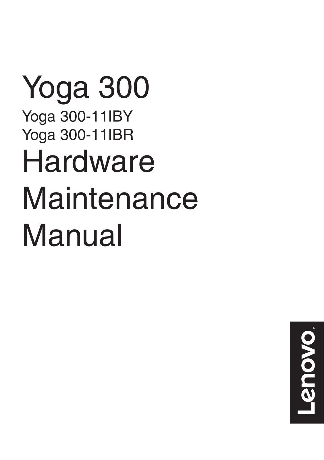 Lenovo 300-11IBR, 300-11IBY User Manual