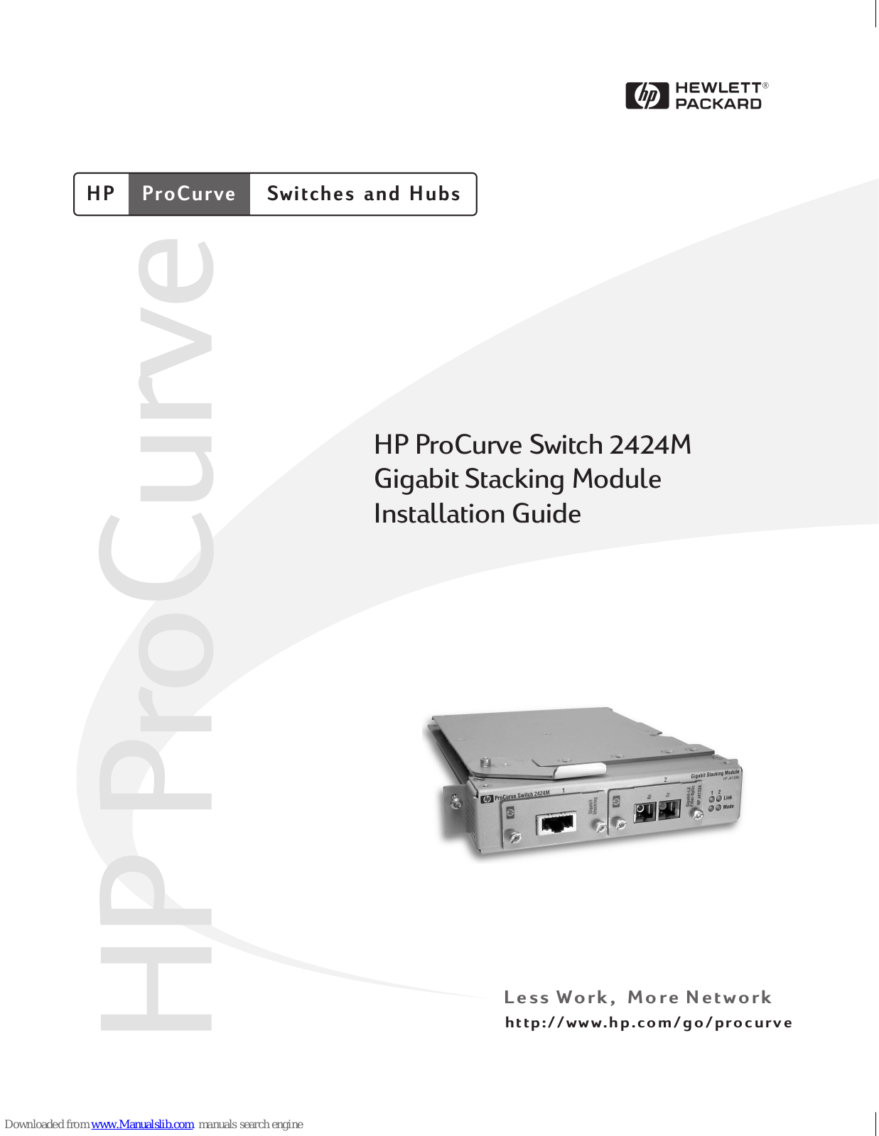 HP ProCurve 2424M Installation Manual