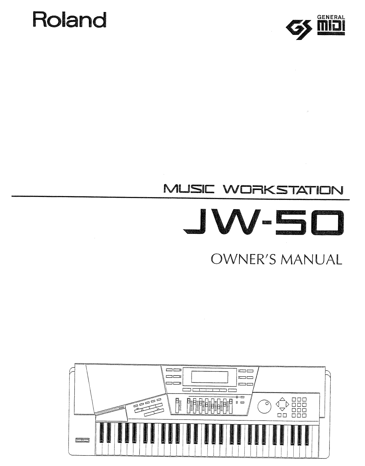 Roland Corporation JW-50 Owner's Manual