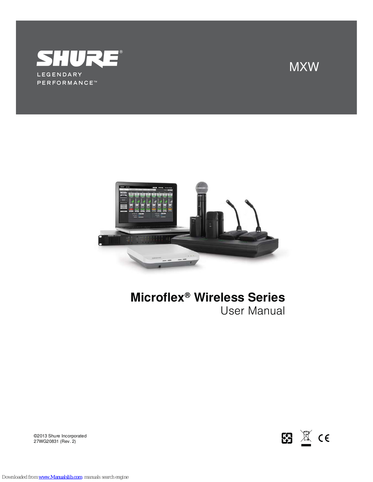 Shure Microflex MXWAPT4, Microflex MXWAPT8, Microflex MXWANI8, Microflex MXWANI4, Microflex MXWNCS4 User Manual