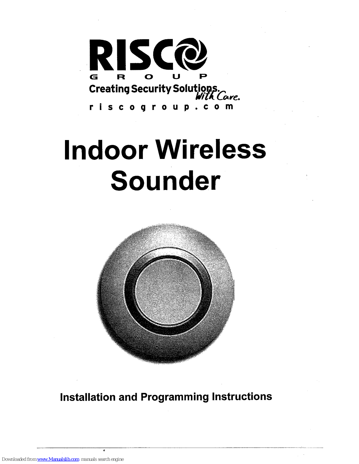 Risco RWS42043300A, RWS42086800A Installation And Programming Instructions