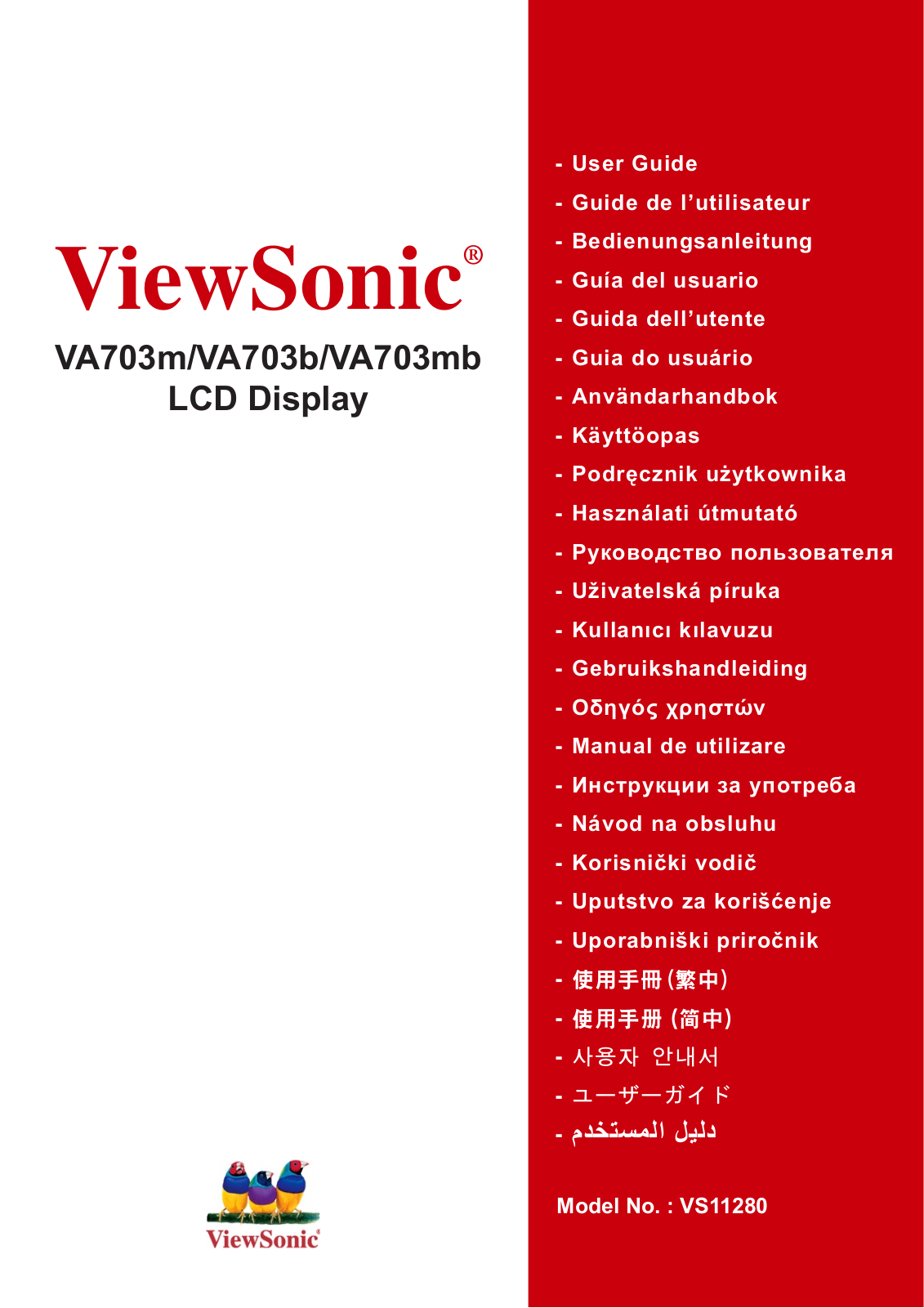 Viewsonic VA703MB User Manual