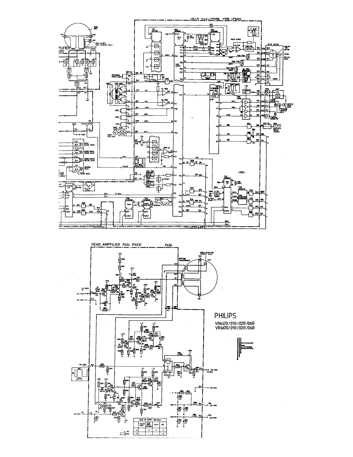 PHILIPS VR6470 Service Manual