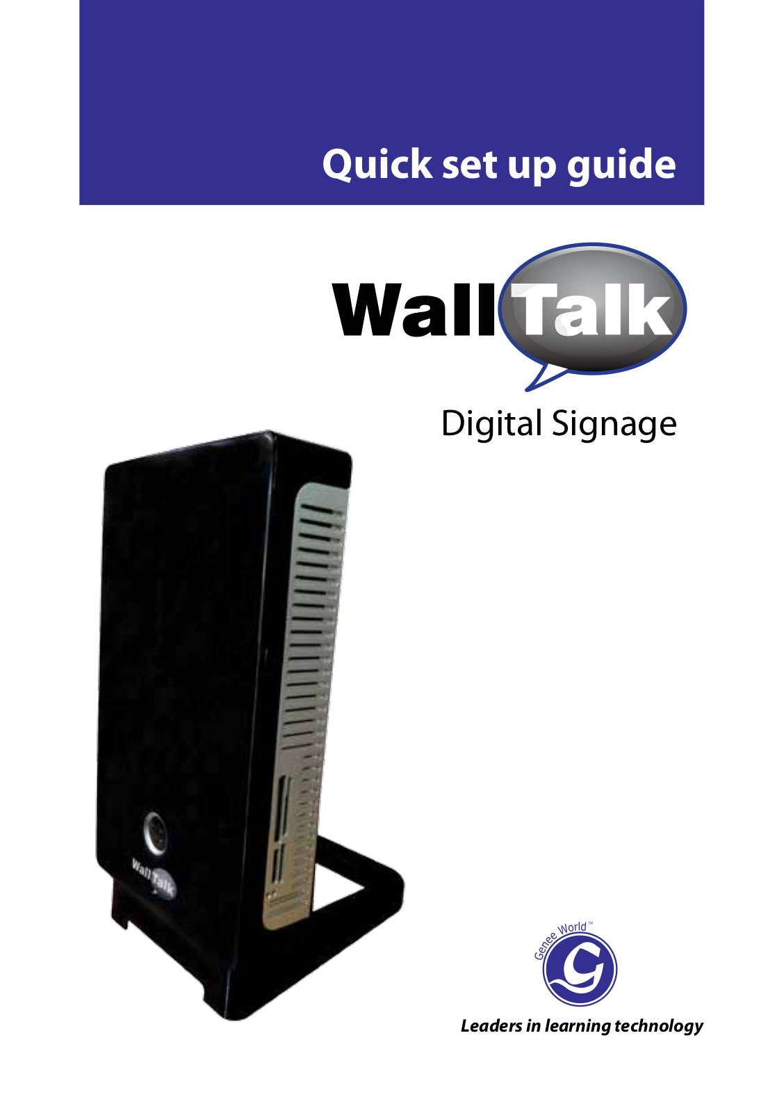 Genee World Wall Talk User Manual