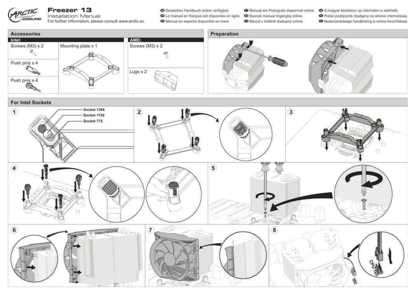 Artic Cooling FREEZER 13 Installation - ManualMachine.com