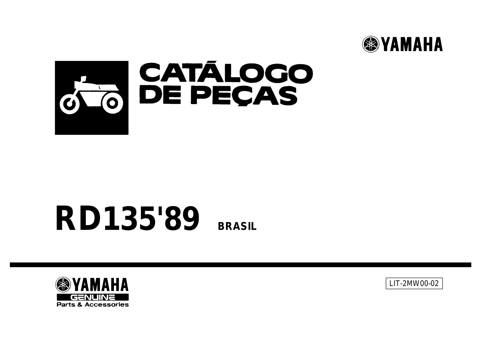 Yamaha RD 135 Parts Catalog