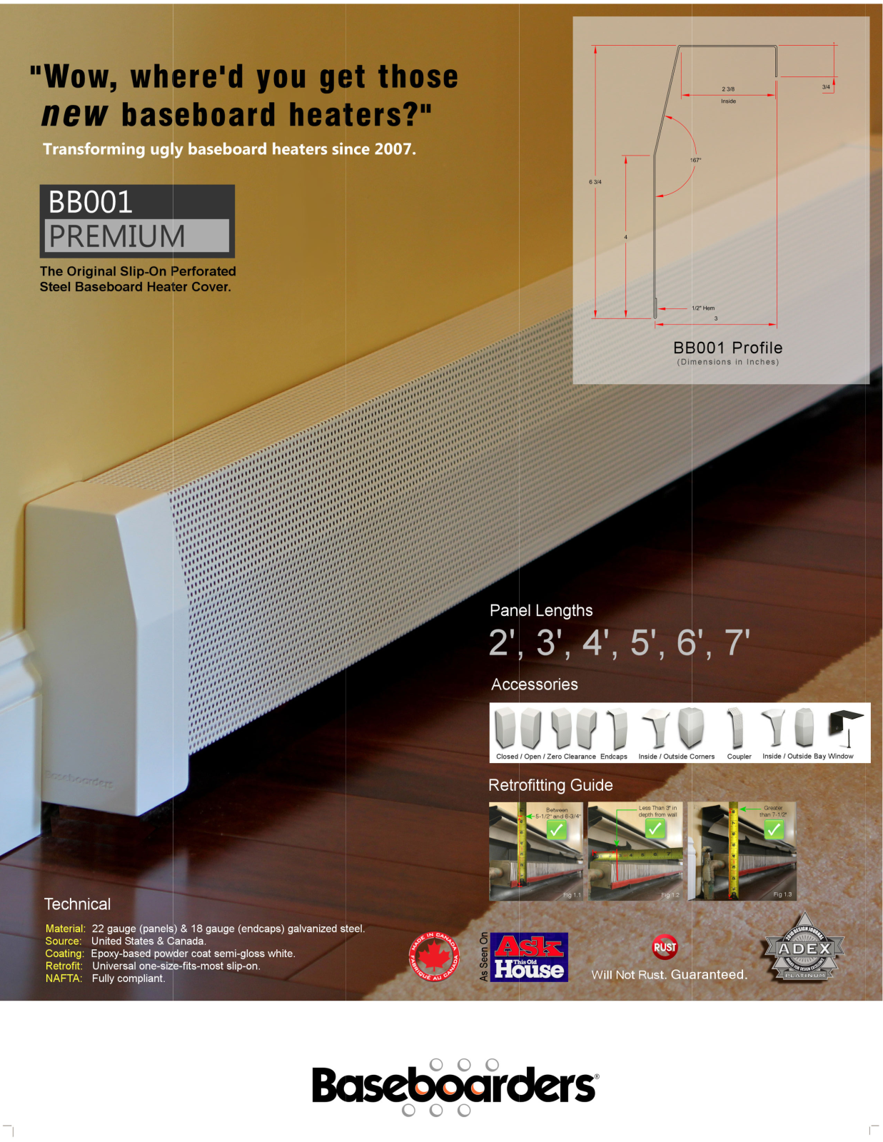 Baseboarders BORS1000 Specifications - ManualMachine.com