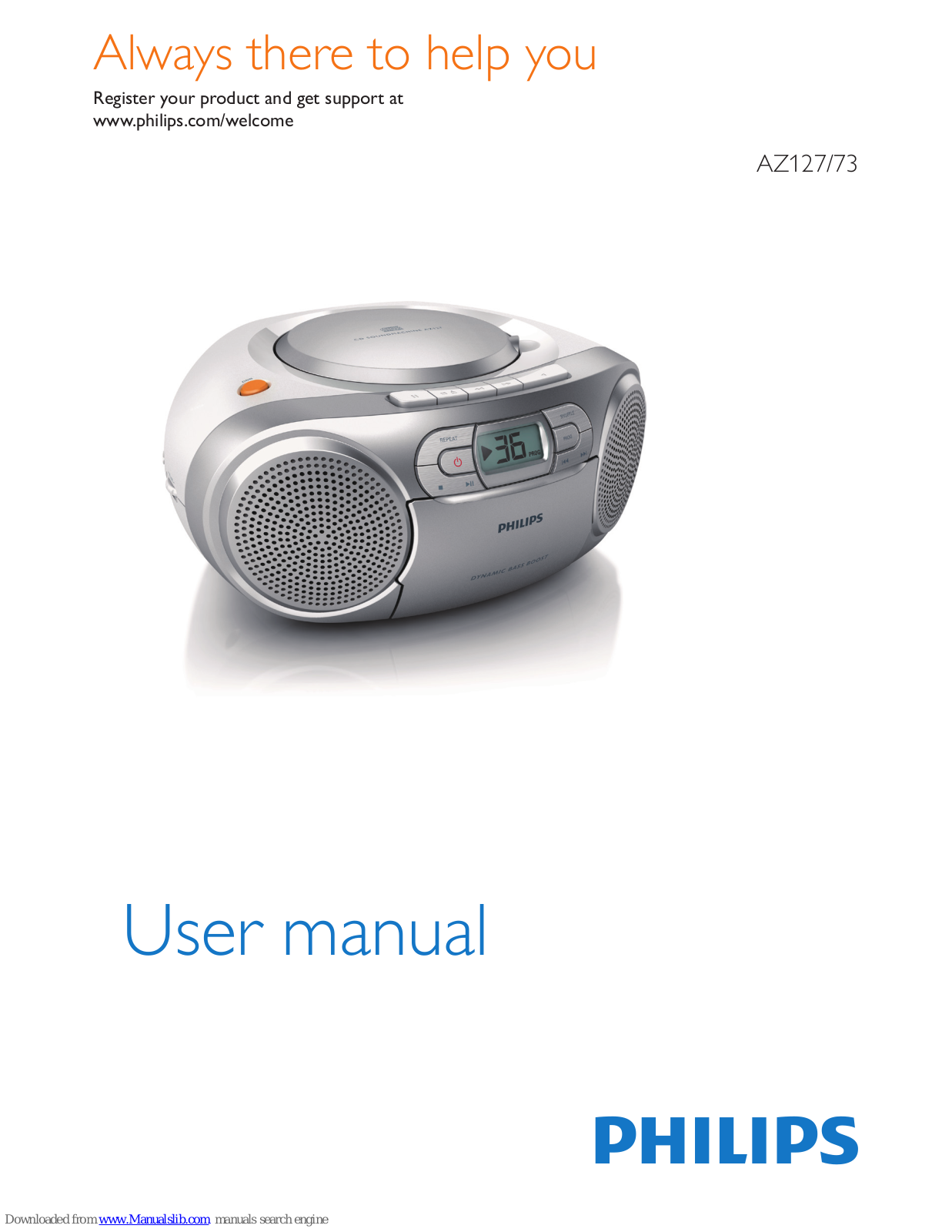 Philips AZ73, AZ127/73 User Manual