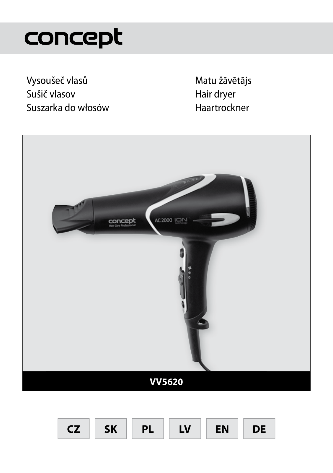 Concept VV-5620 User Manual