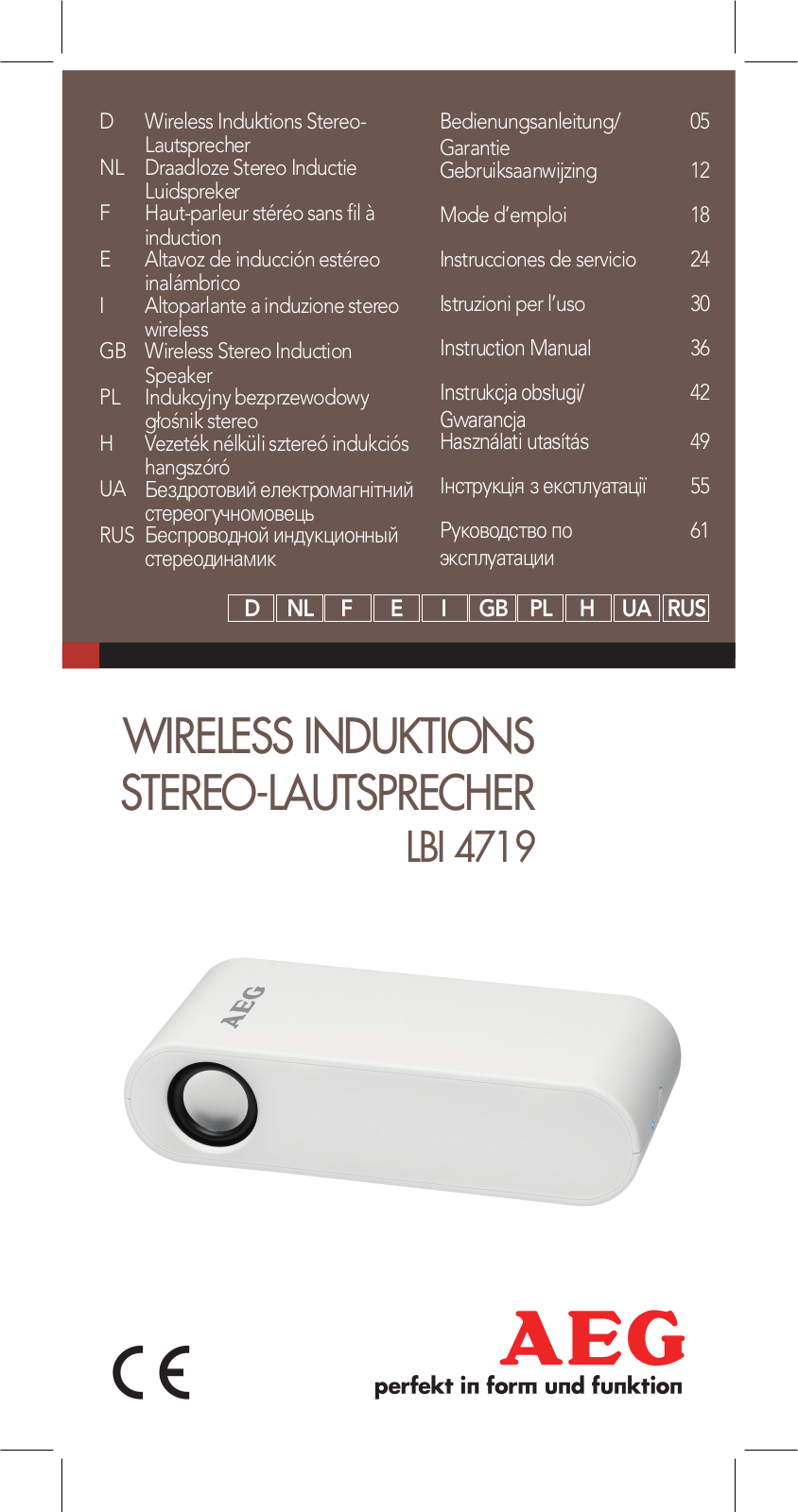 AEG LBI 4719 User Manual