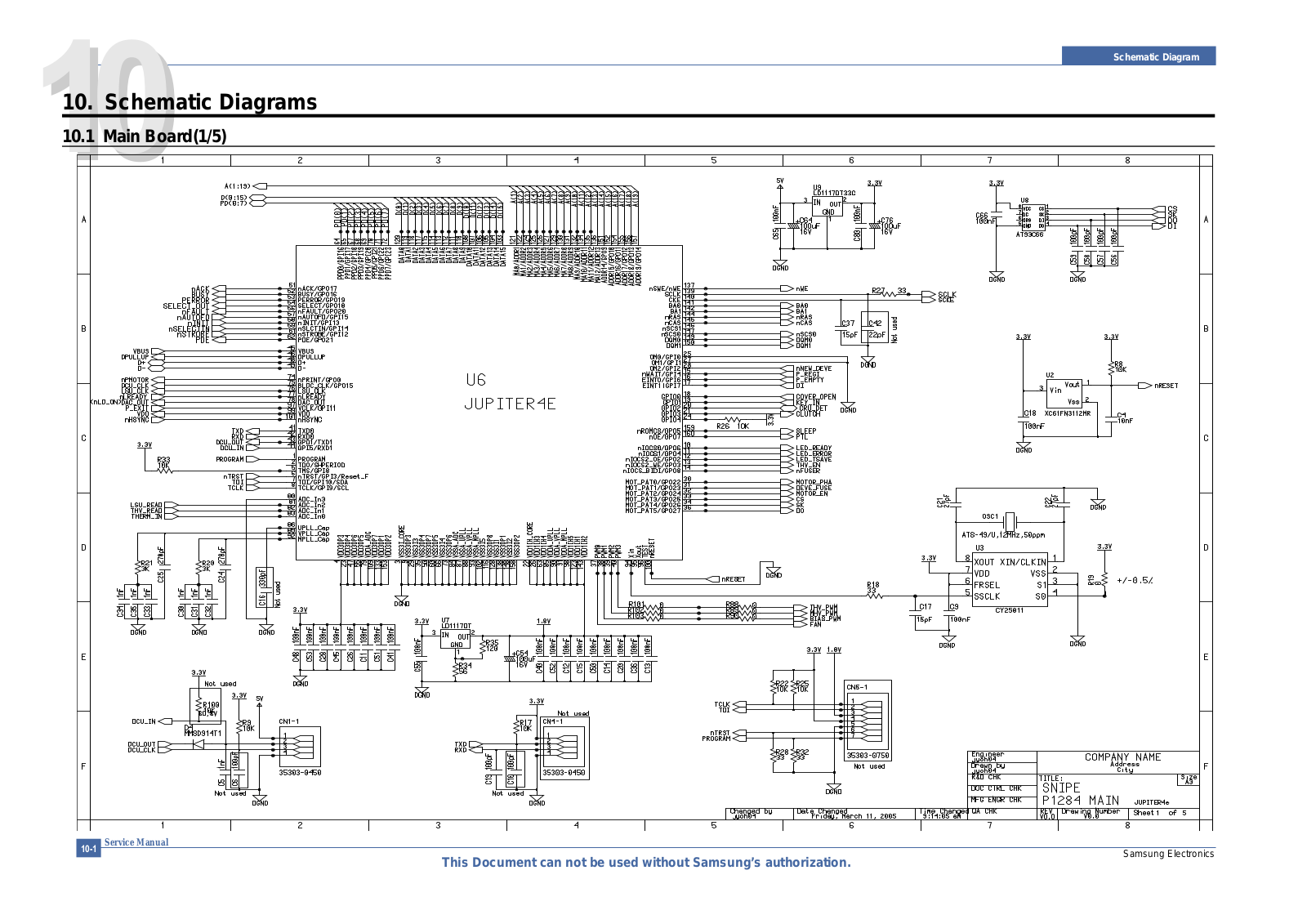 Samsung ML-2010 Schematic