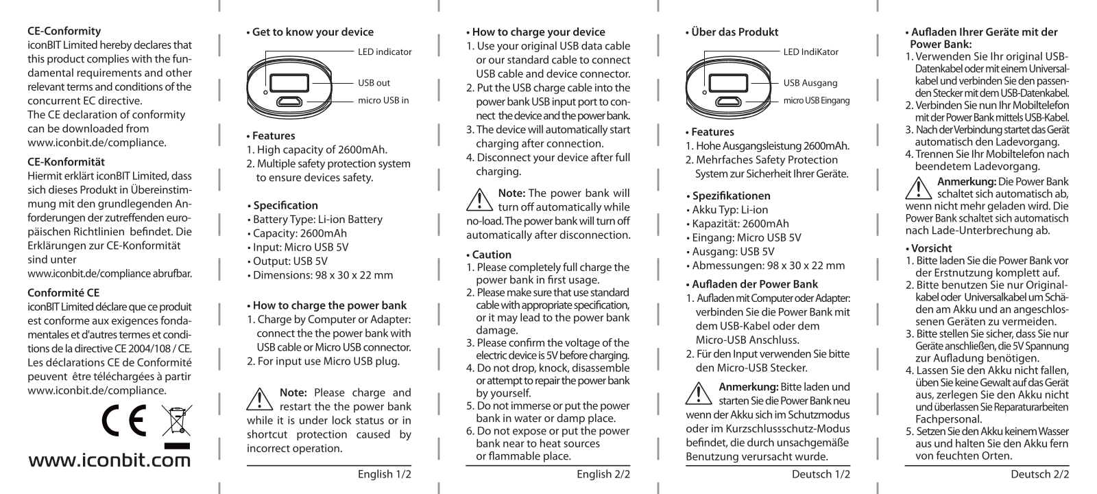 Iconbit FTB2600FX User Manual