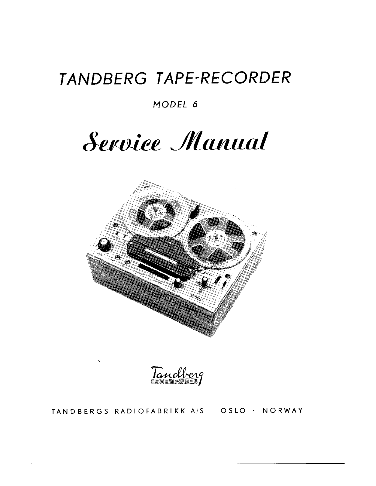 Tandberg 6 Service Manual