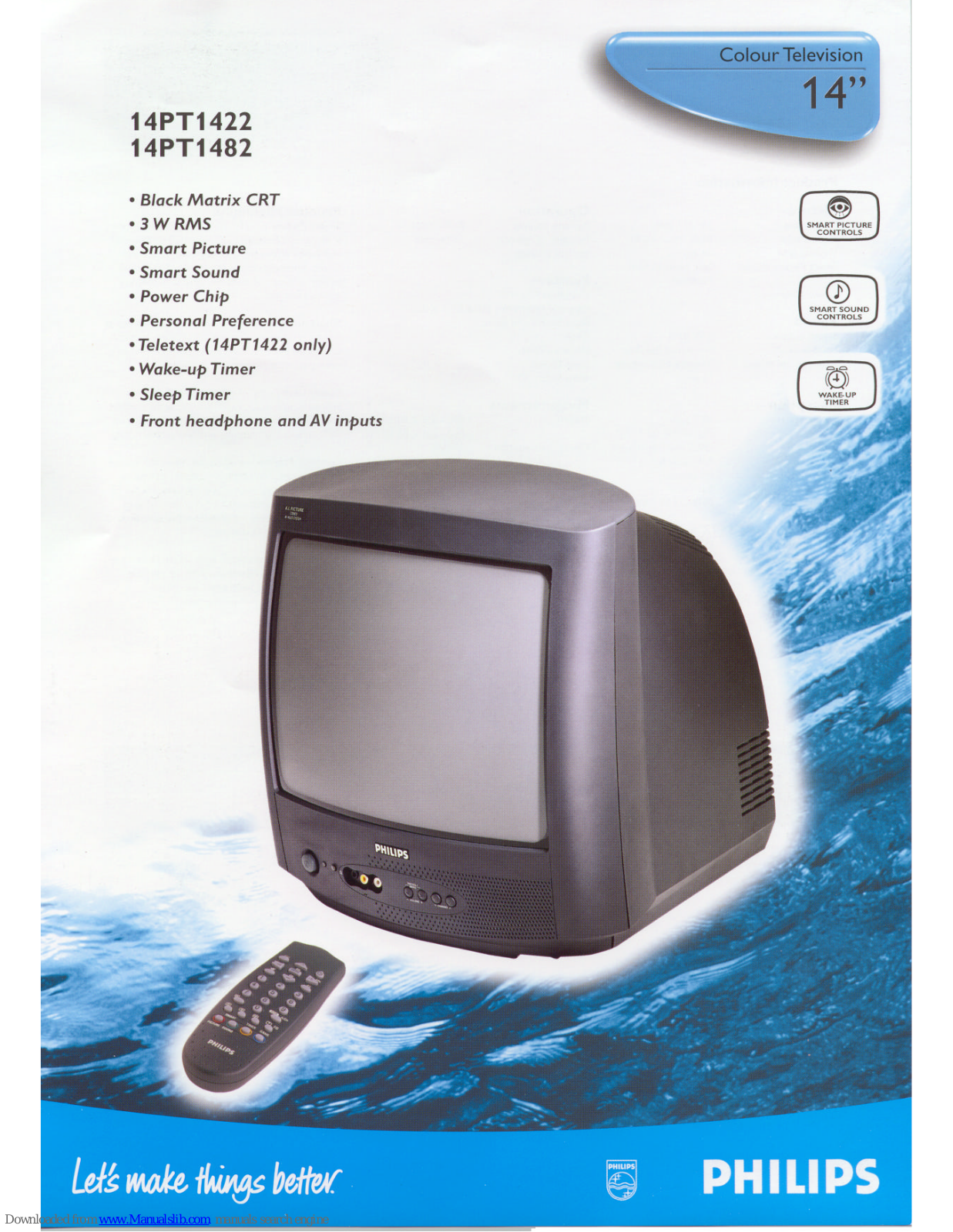 Philips 14PT1482/59V Specifications - ManualMachine.com