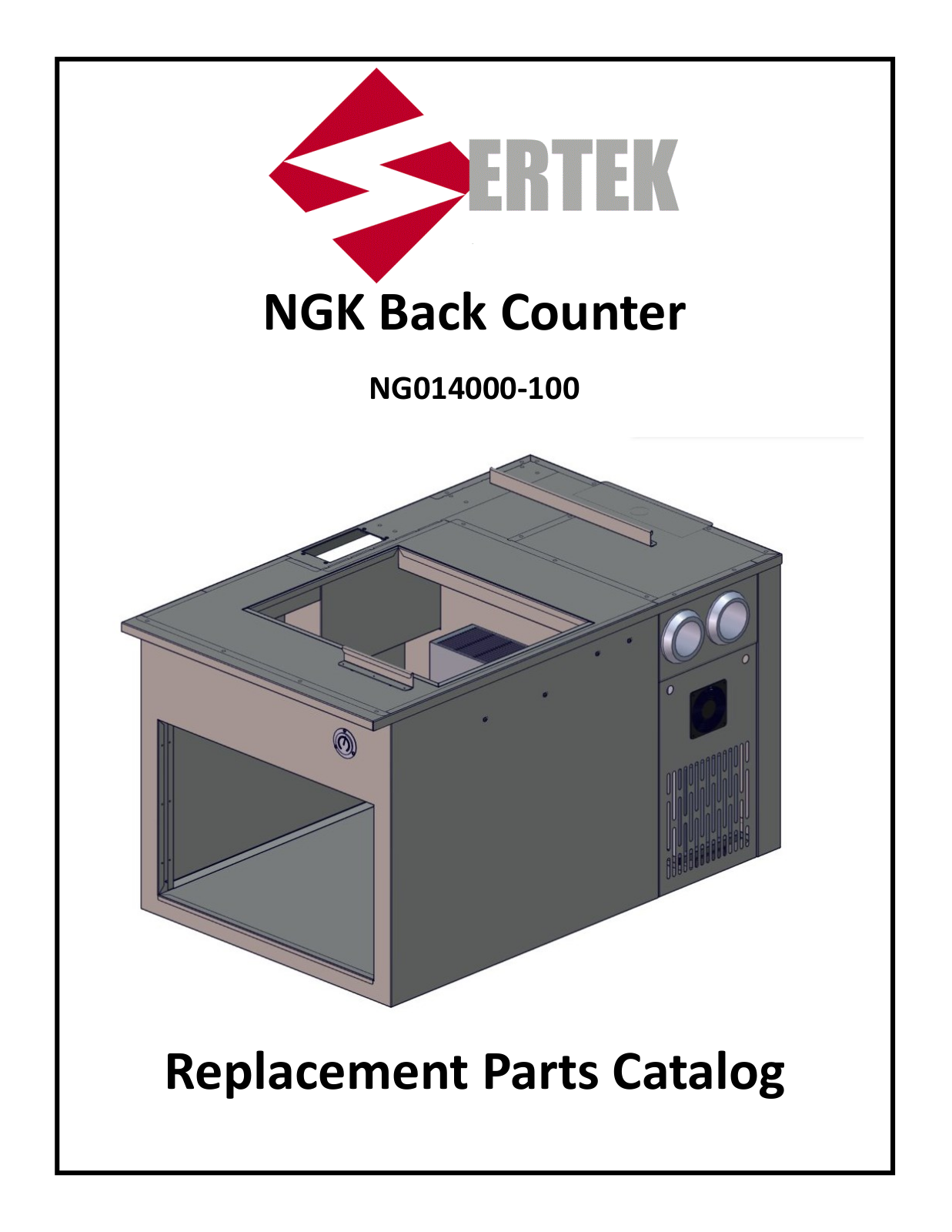 Sertek NG014000-100 Parts List