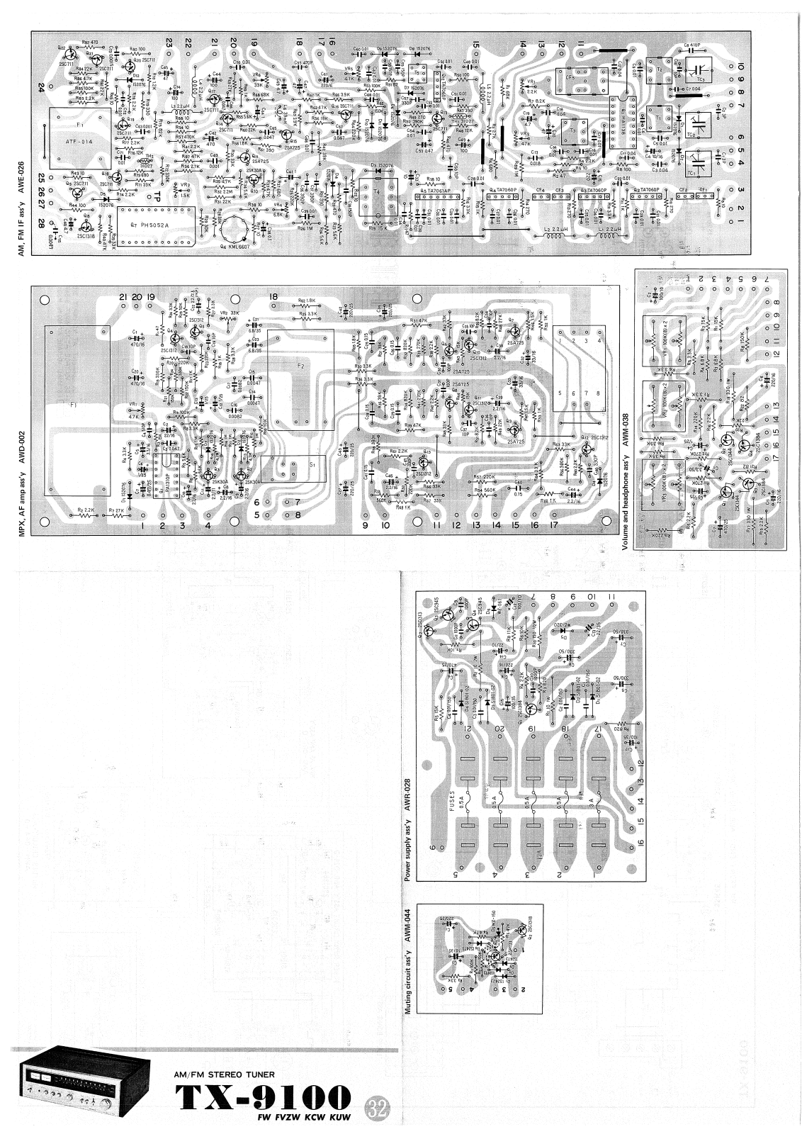 Pioneer TX-9100 Service Manual