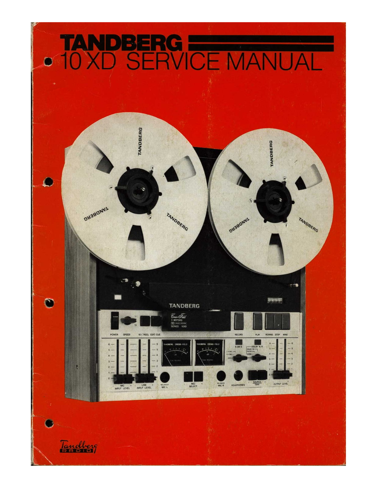 Tandberg 10-XD, 10-XD Service manual