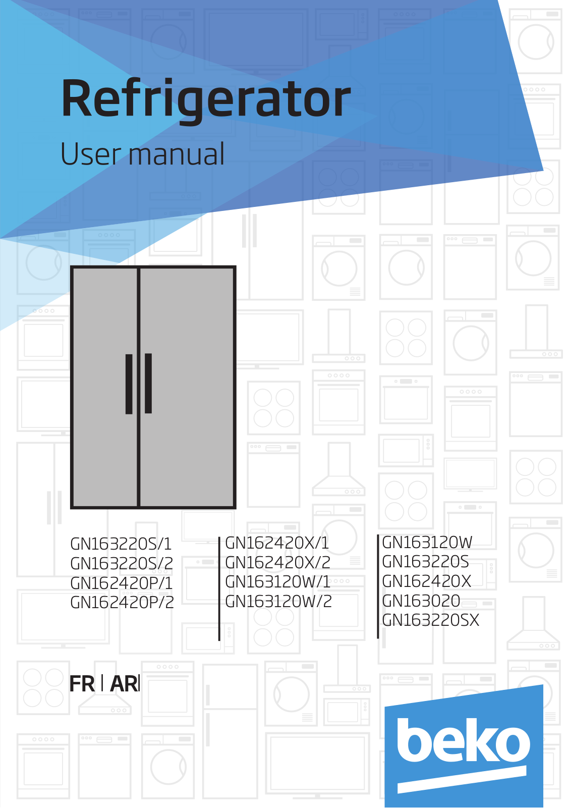 Beko GN163220S/1, GN163220S/2, GN162420P/1, GN162420P/2, GN162420X/1 User manual