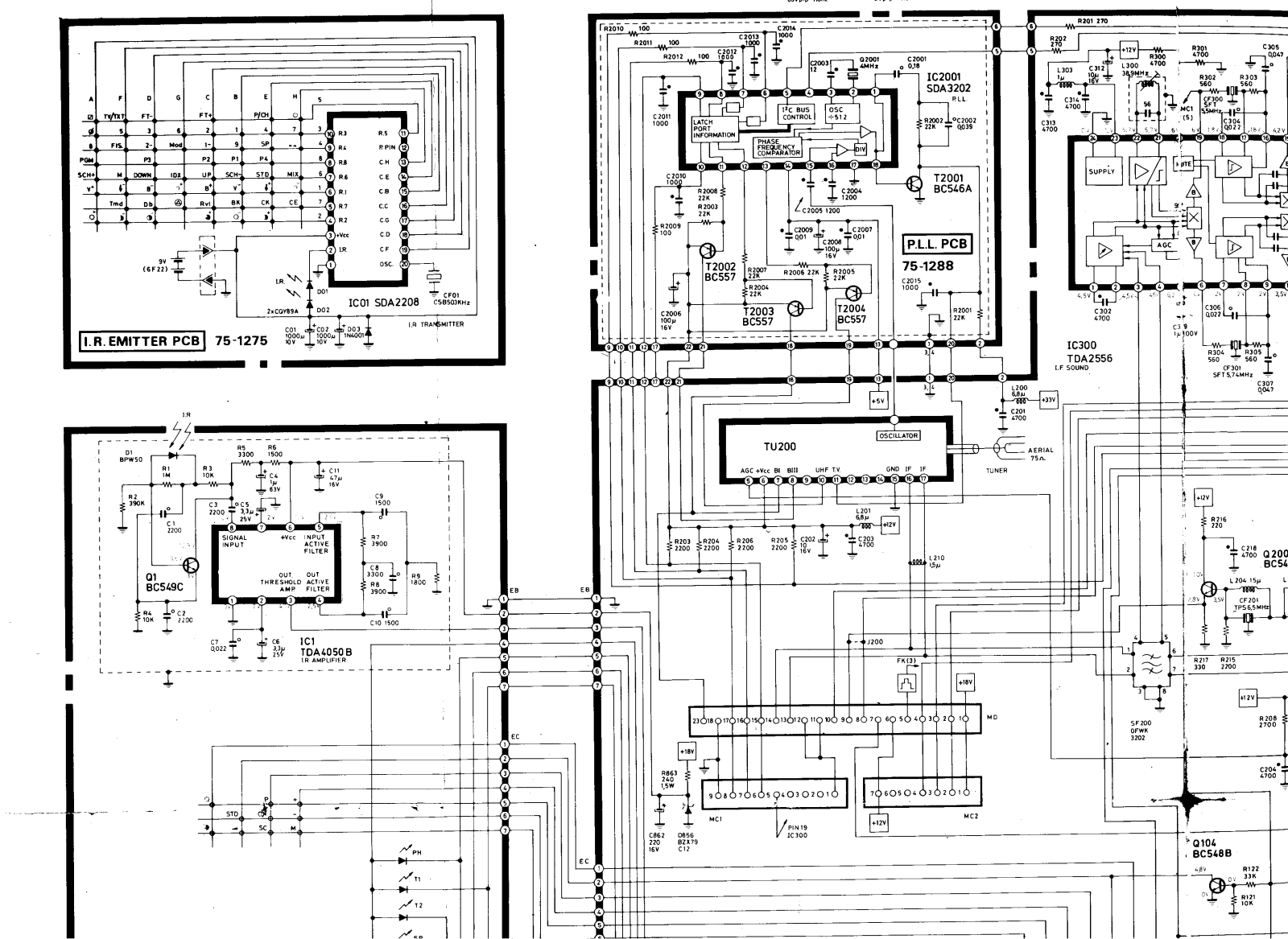 FISHER FTS854, FTS854D Schematic