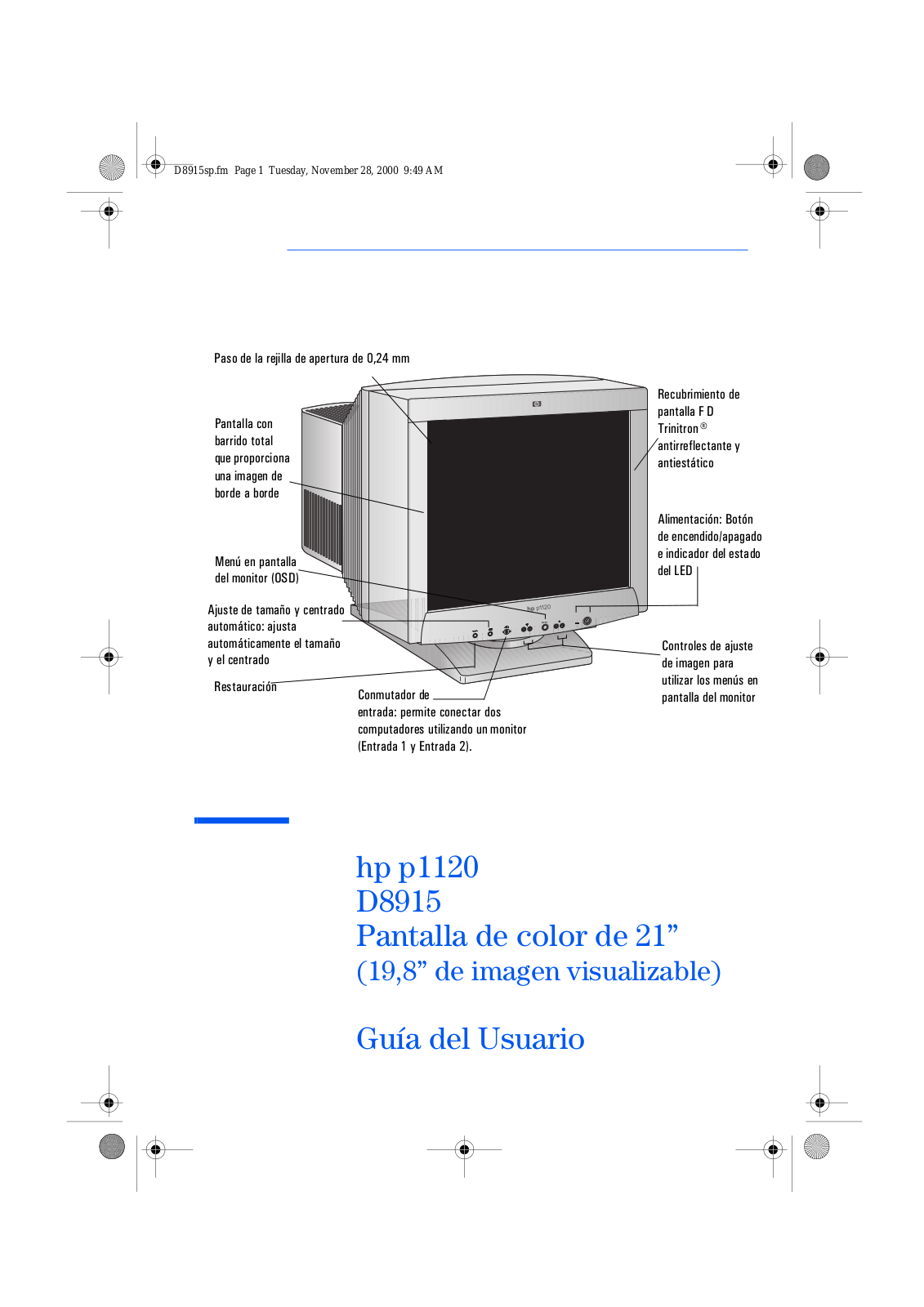 Hp P1120 User Manual