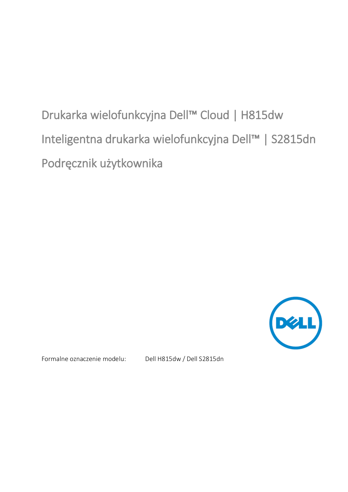 Dell S2815dn User Manual