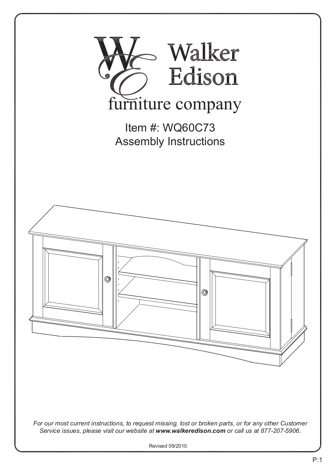 Walker WQ60C73TB User Manual - ManualMachine.com