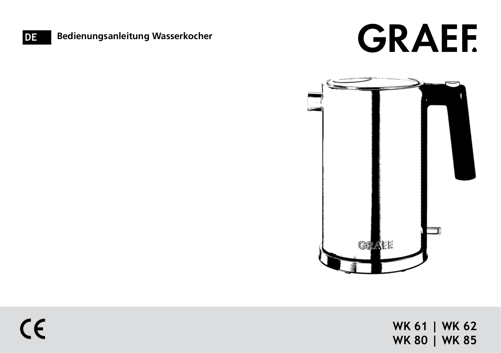 Graef WK600 operation manual