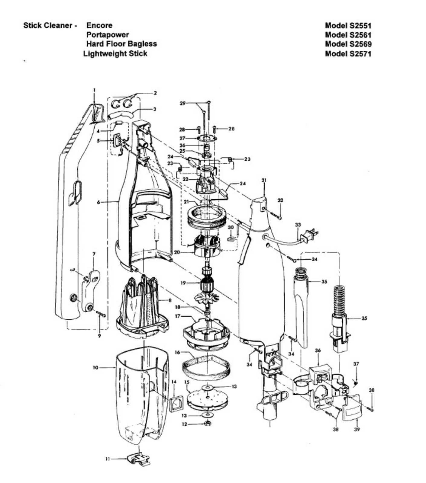 Hoover S2571 Owner's Manual