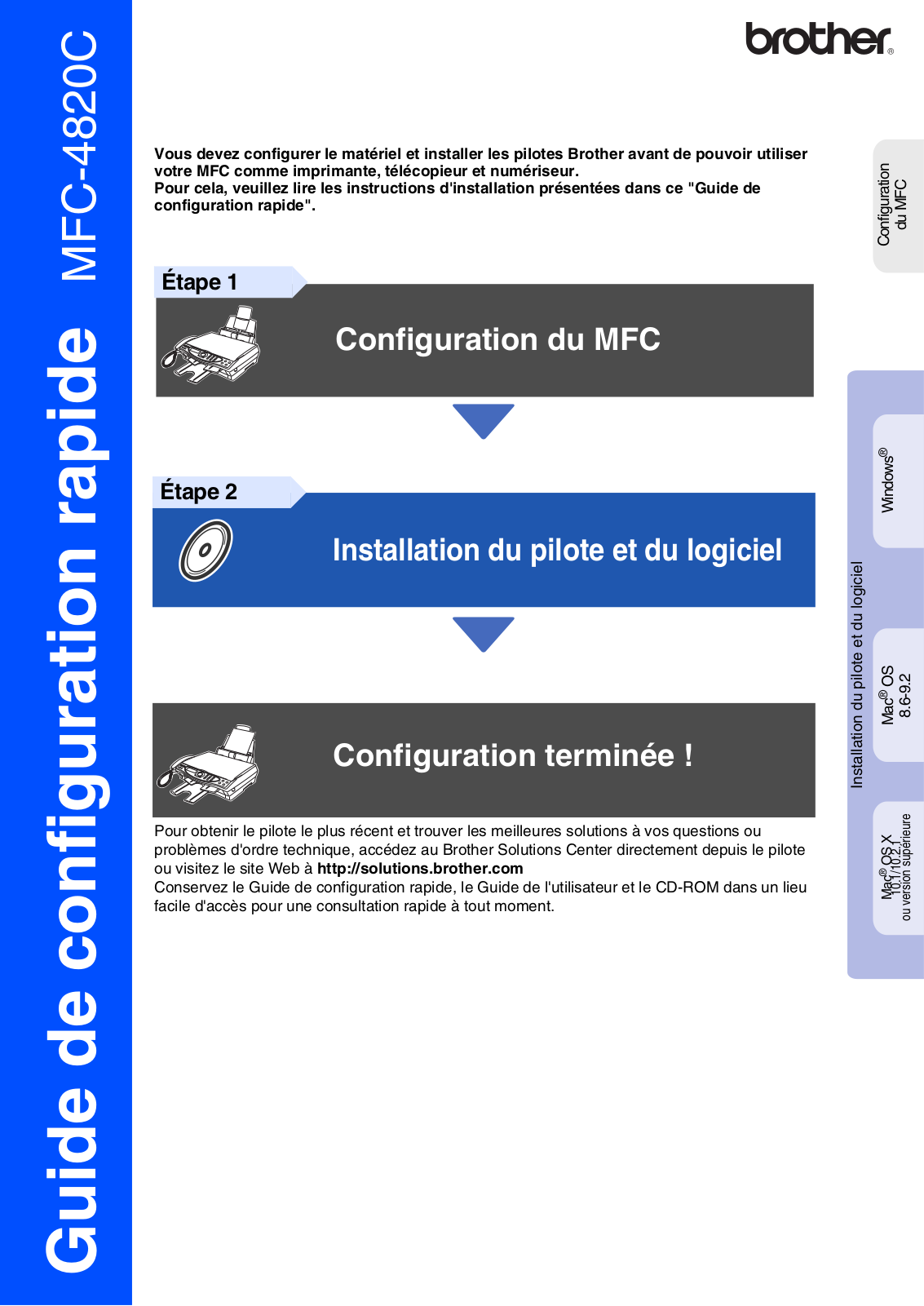 Brother MFC-4820C Setup Guide