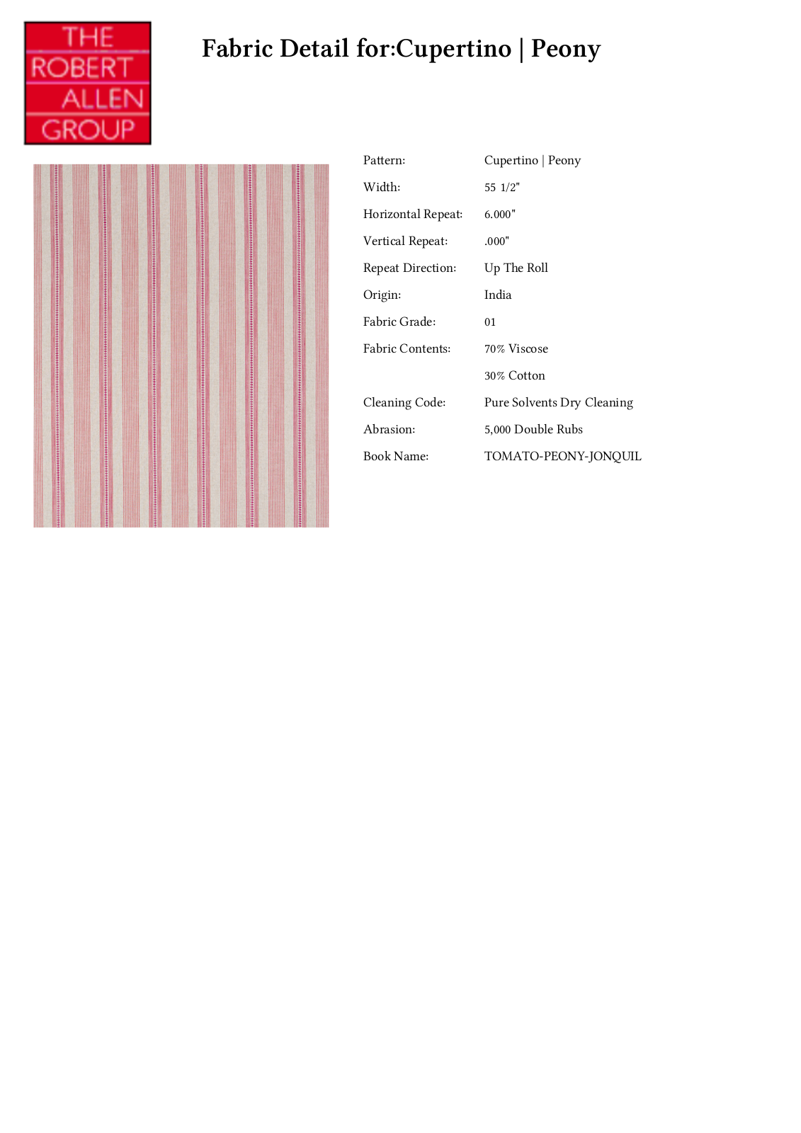 Robert Allen RALF1834 Specifications - ManualMachine.com