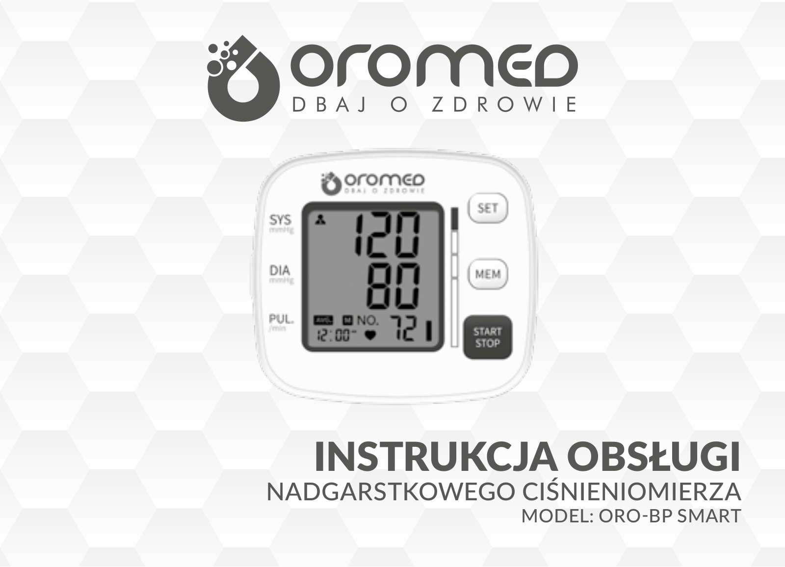 ORO-MED ORO-BP SMART User guide - ManualMachine.com