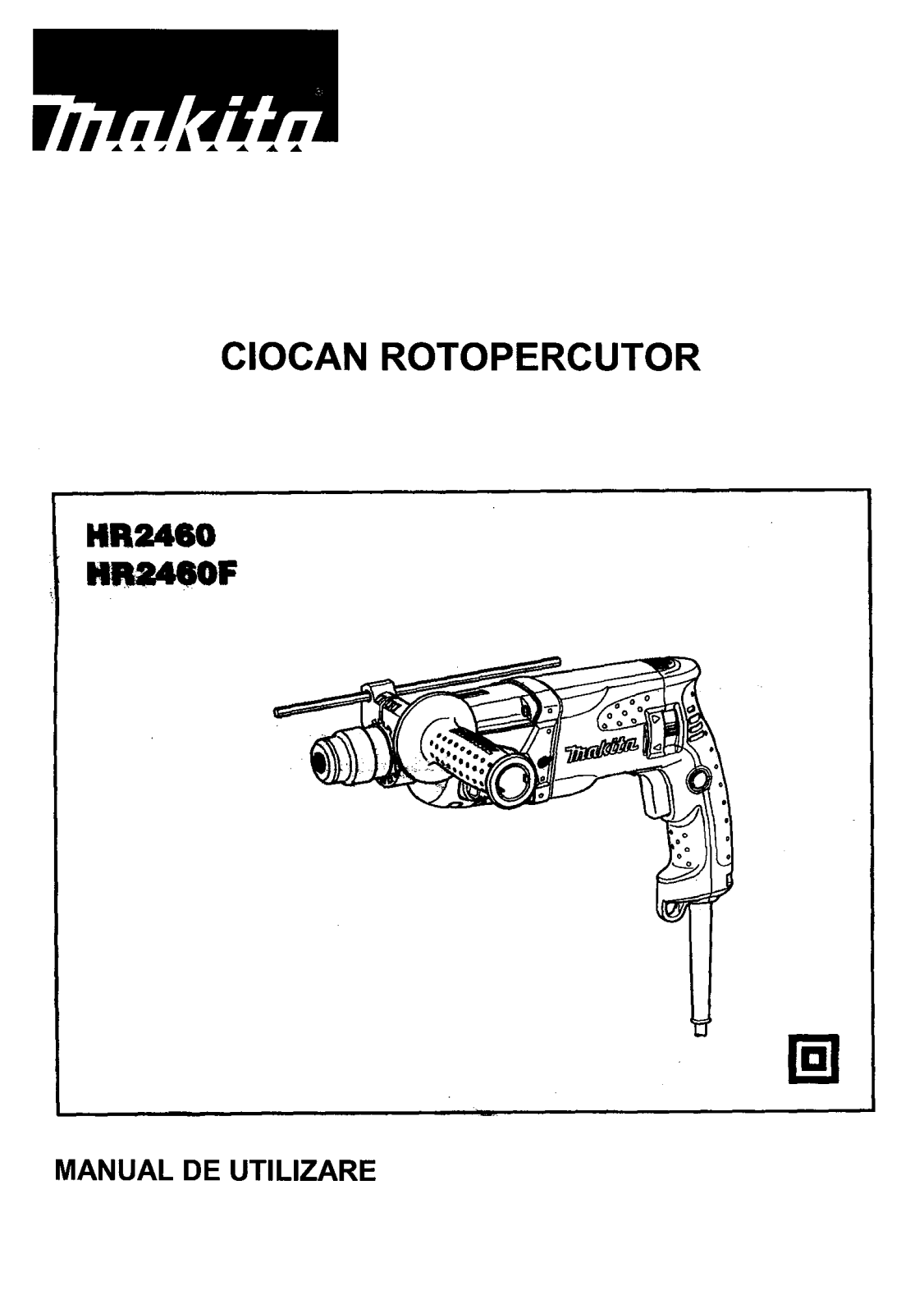 Makita HR2460, HR2460F User Manual