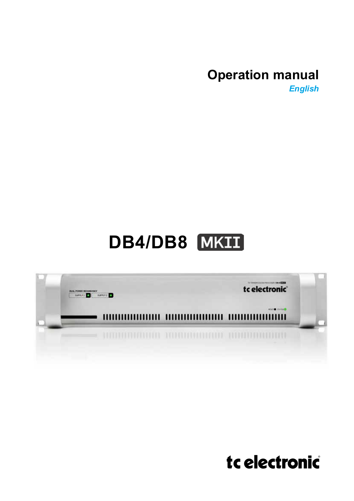 TC Electronic DB8 MKII User Manual