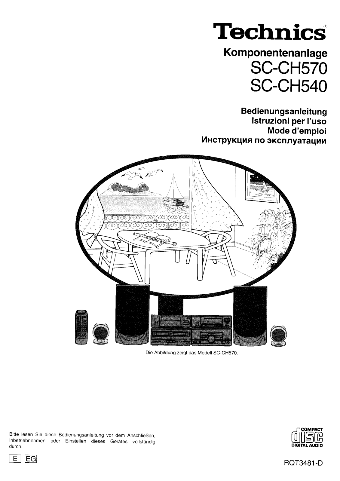 PANASONIC SC-CH540 User Manual