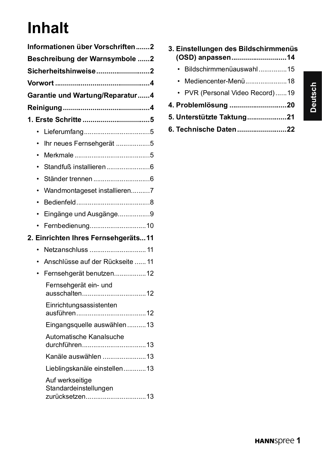 Hannspree SL19DMAB User Manual