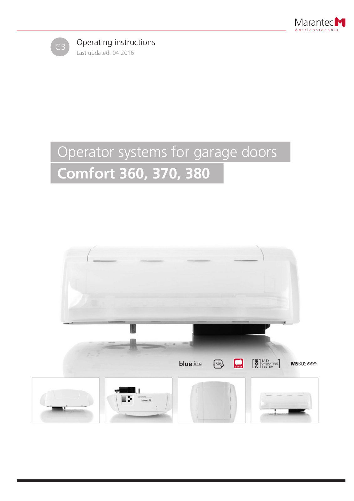 Marantec 300 Series User Manual