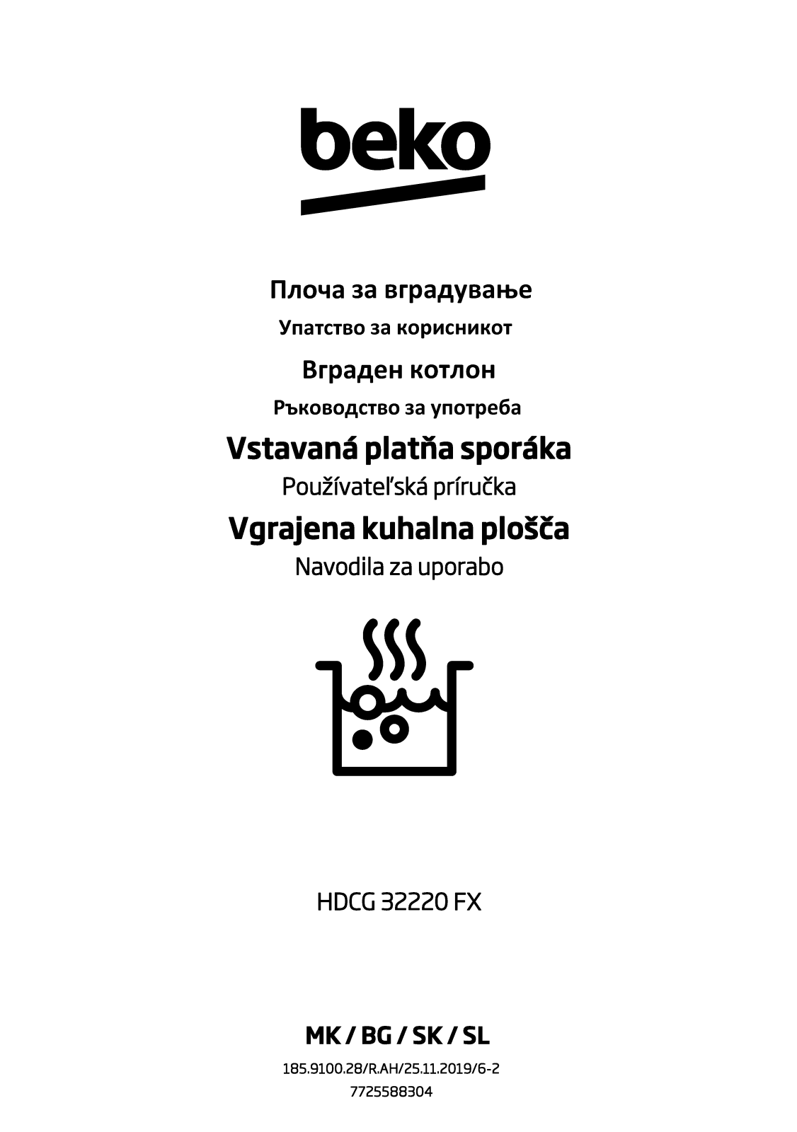 Beko HDCG32220FX User manual