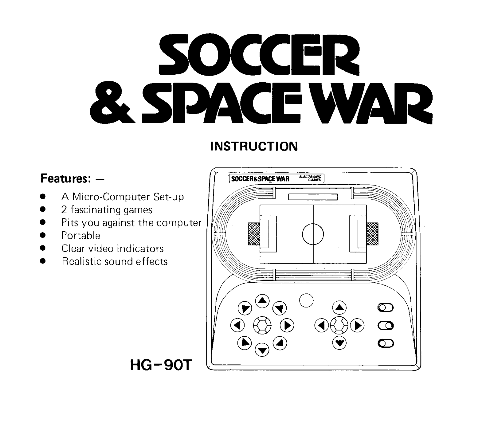 Tommy Soccer Space War User Guide